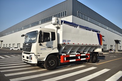 Bulk feed truck operation video